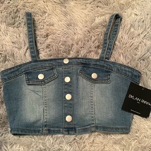 Dylan Ryan cropped Jean bustier